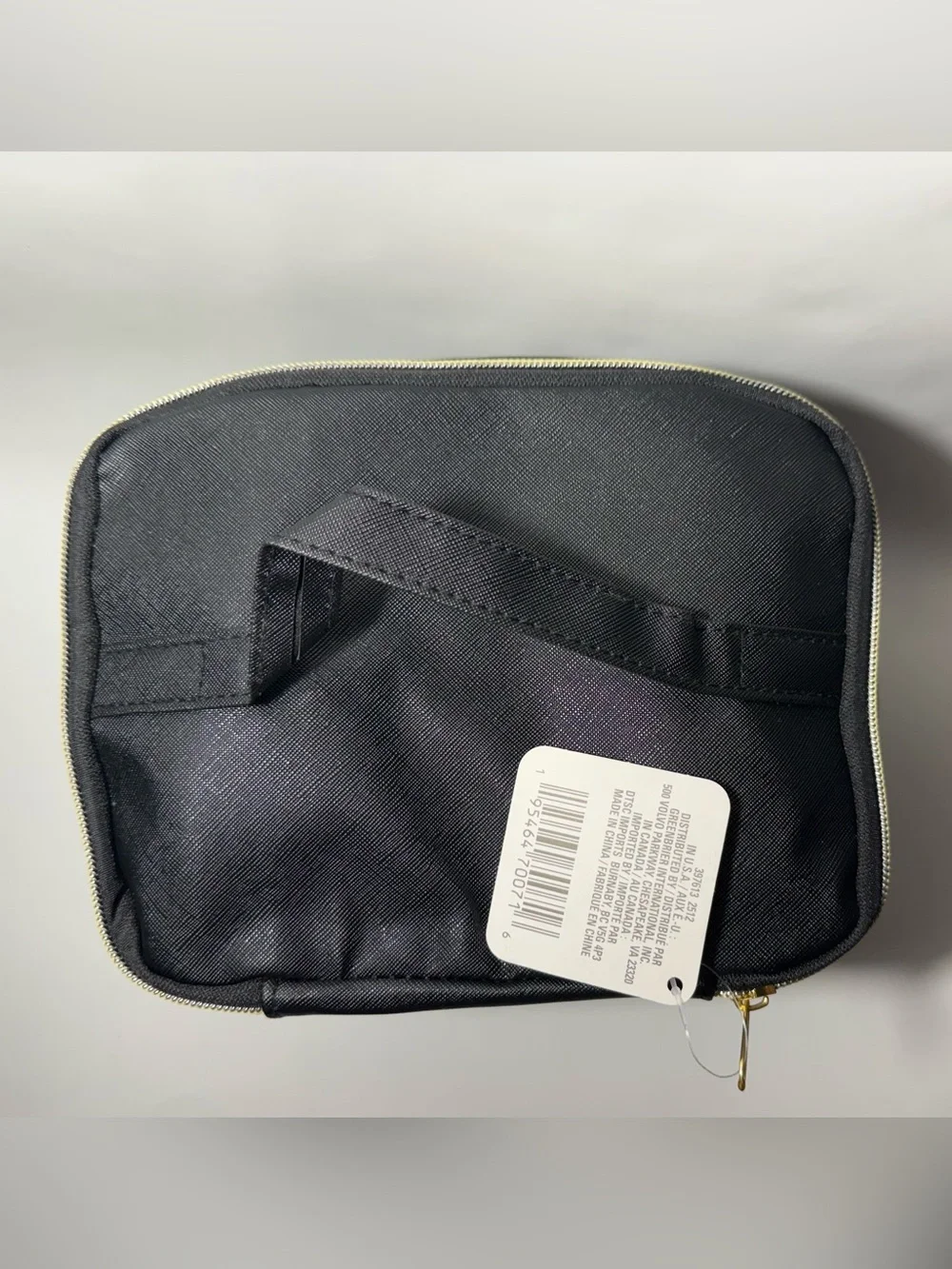 Sassy + Chic Large Black Makeup Bag Travel Toiletry Organizer Case NWT 8x6x5 in